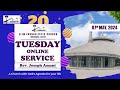 Tuesday service  070524  your destiny is determined by your obedience  rev joseph amani