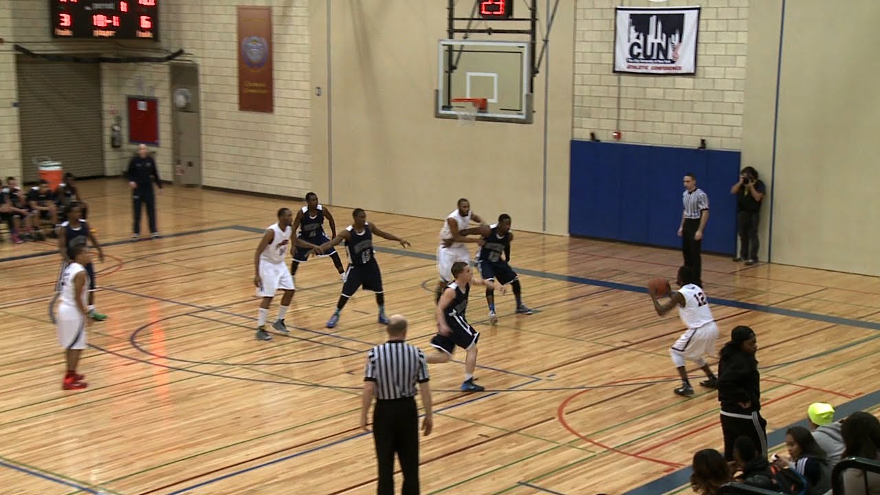 Men's Basketball Queensborough vs. Dutchess CC (1/28/14) YouTube