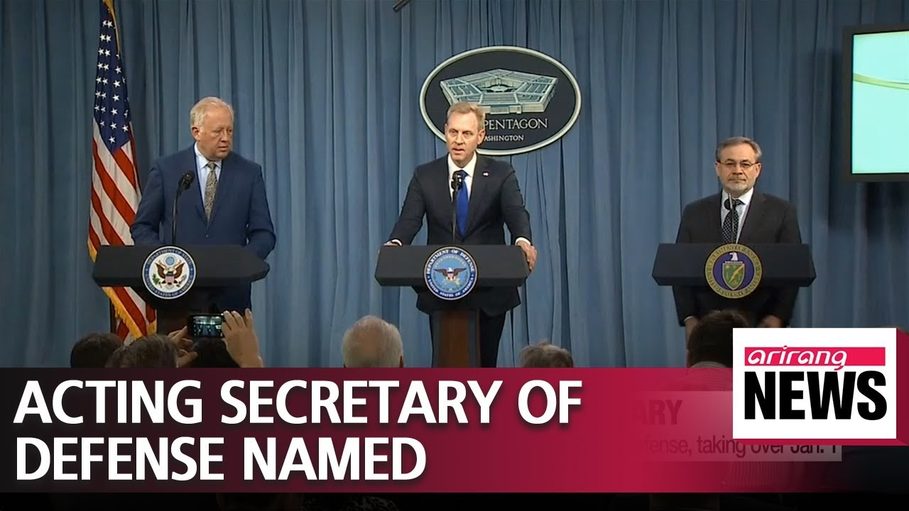 Trump names Patrick Shanahan as acting Secretary of Defense, taking over Jan. 1