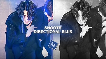 Smooth Directional Blur for tiktok edits : after effects tutorial