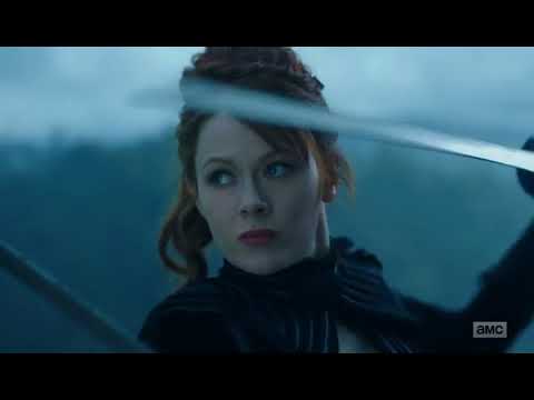 Into the Badlands S03E01 The Widow vs Moon fight scene