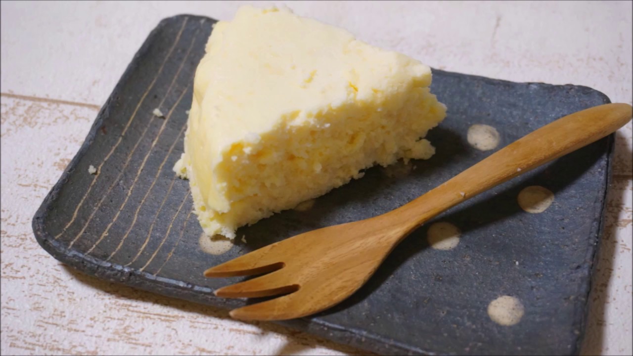 ホットクックで手動で作る ルタオみたいなチーズケーキレシピ Youtube