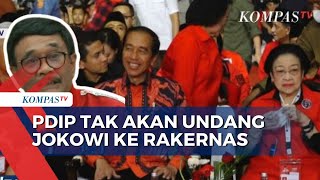 Alasan PDIP Tak Undang Jokowi di Rakernas: Presiden Sibuk dan Menyibukkan Diri