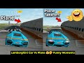 Lamborghini car vs plane  extreme car driving simulator  unstoppable gaming 