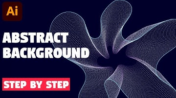 Abstract Background | Adobe Illustrator Tutorial (Waves and Particles)