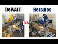 Hercules vs DeWALT Miter Saw Review (Harbor Freight Bringing the HEAT!)