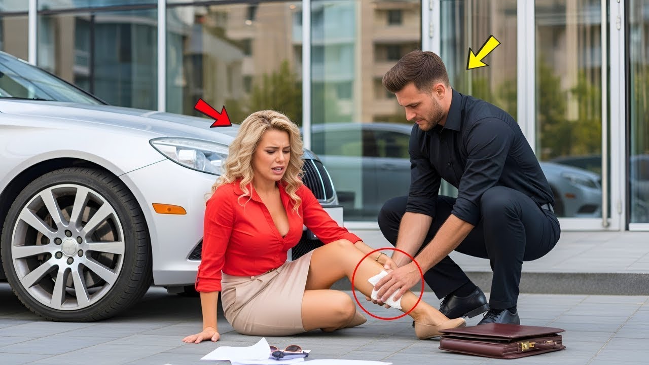 „Alleinerziehender Vater rettet Fremde – Stunden später: Sie ist die Chefin!“