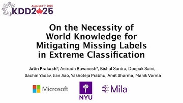 KDD 2025 - On the Necessity of World Knowledge for Mitigating Missing Labels