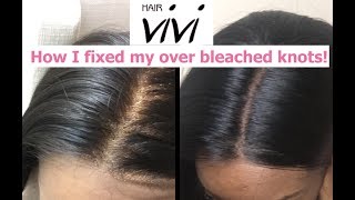 How I fixed my over bleached knots (HairVivi)