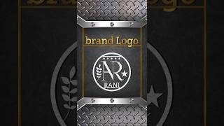 ?Rani Name? brand logo ?❤️? rani brand logo Design make shorts youtubeshorts