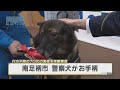 行方不明の70代の男性を早期発見 警察犬がお手柄