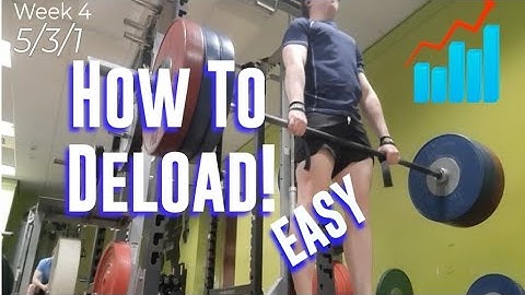 Wendler 5/3/1 Week 4, Deload Made Simple (Begginer)