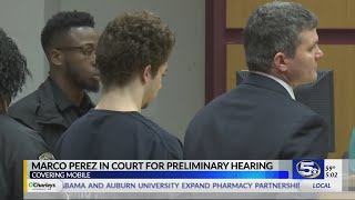 VIDEO: Accused Mobile cop killer Marco Perez in court