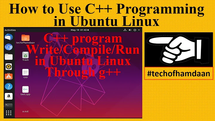 How to Use C++ Programming | Write | Compile | Run C++ program on Ubuntu Linux Hindi | Urdu