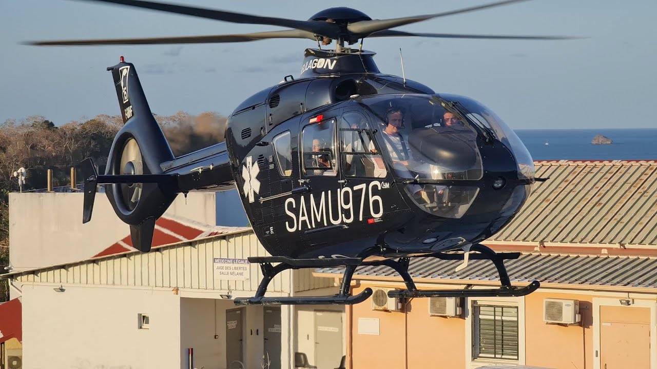 EC135 du SAMU976 au CHM de MAMOUDZOU [2021]