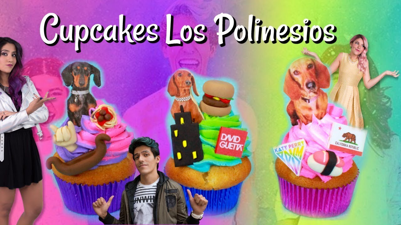 CUPCAKE DE LOS POLINESIOS (RAFA,KAREN y LESSLIE)