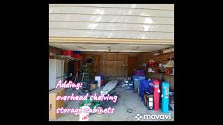 Garage storage &amp; lighting updates