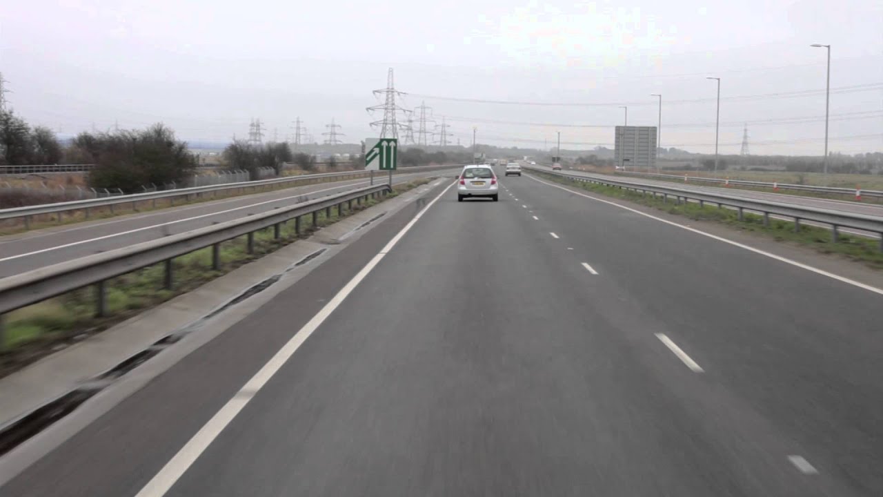 Driving Over The Sheppey Crossing 2013