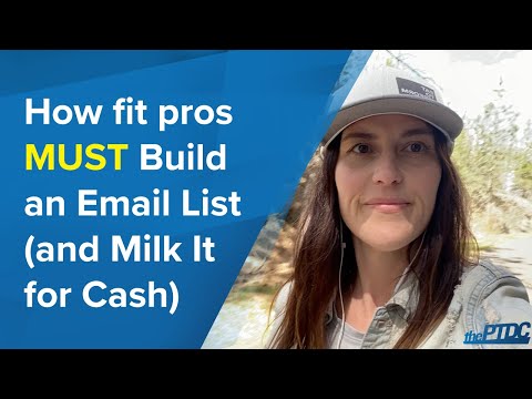 How to Build an Email List for Marketing Your Fitness or Nutrition Business