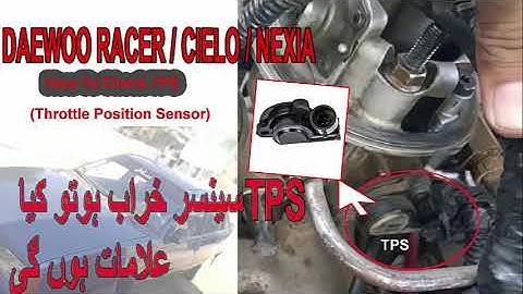 bad tps sensor testing and symptoms daewoo racer with wiring diagram