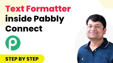 How to use the Text Formatter - Basic Formatting Module inside Pabbly Connect