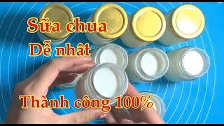 Bất Ngờ Với Cách Làm Sữa Chua Dễ Nhất QỦA ĐẤT