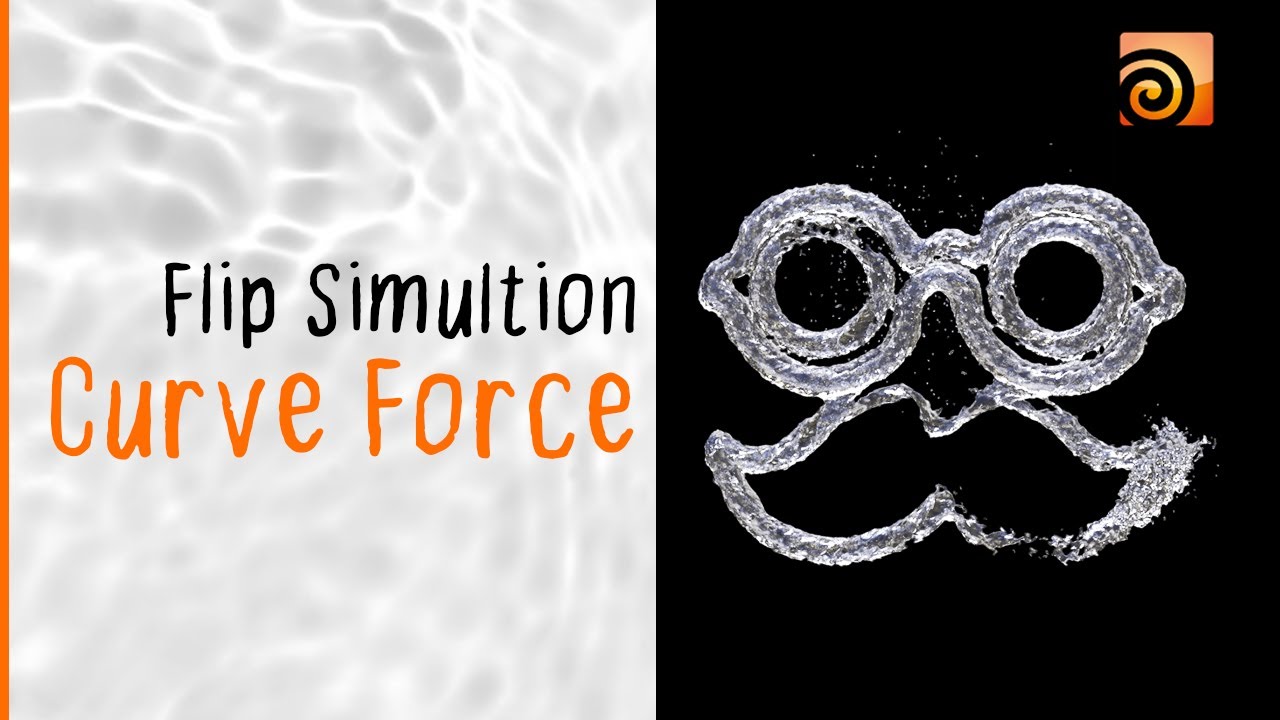 Flip Simulation Using Curve Force Houdini Tutorial Flip Simulation YouTube