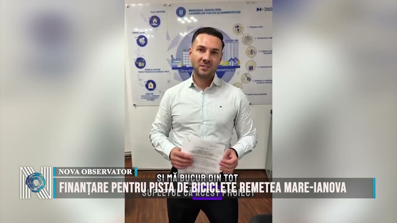 Finanțare pentru pista de biciclete Remetea Mare-Ianova Finanțare pentru pista de biciclete Remetea Mare-Ianova