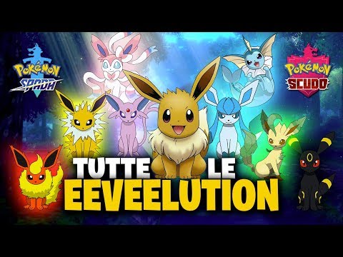 Come ottenere TUTTE LE EVOLUZIONI DI EEVEE - Pokemon Spada e Scudo ITA