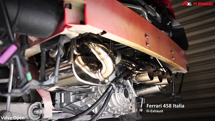 Ferrari 458 Italia Valvetronic (valve) Exhaust System / Idle / Acceleration Sound db