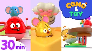 Como Number Balance More Episode 30Min Learn Colors And Words Como Kids Tv