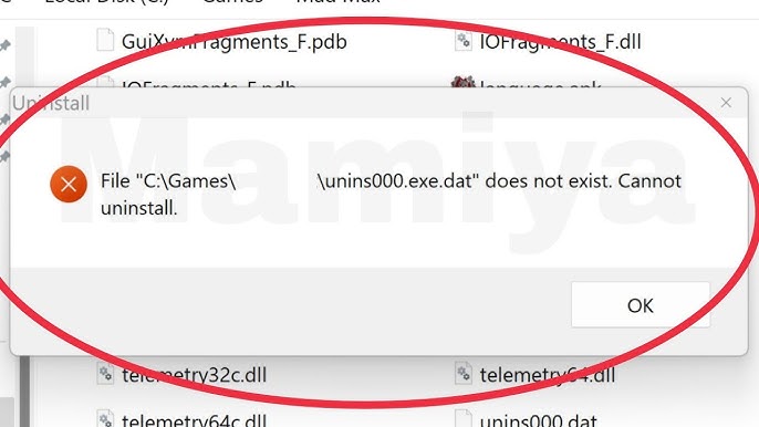 Unins000.Dat Does Not Exist Cannot Uninstall || Software That Won.
