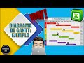 🗓️Diagrama De Gantt: 2 Ejemplos Excel📊