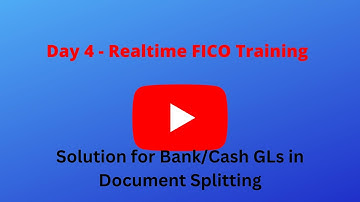 Document Splitting#FAGL3KEH# # Best FICO YouTube Channel # Realtime SAP FICO