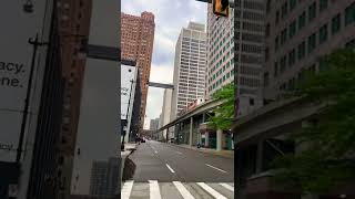 People Mover - #Detroit I ❤️ seeing it move around Downtown Detroit.