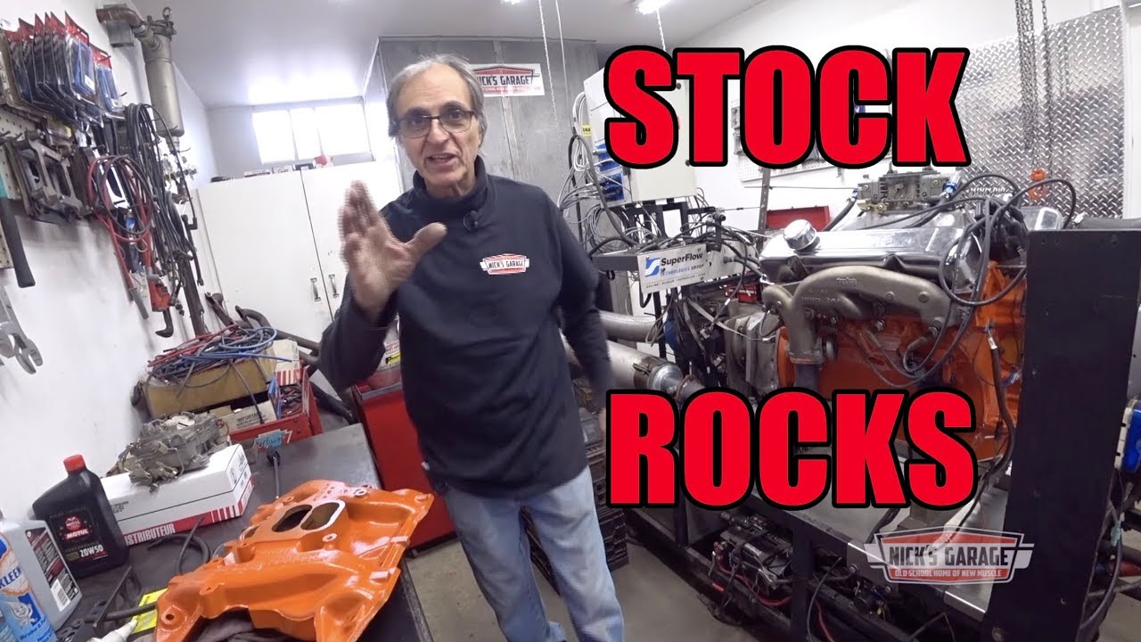 Nicks Garage Dynos Headers, Alum intake, Holley vs Stock Manifolds, and