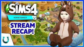 World Map, New Fear, Traits, Free Content & More! (Sims 4 Horse Ranch Official Livestream Recap)