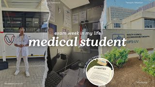 exam week in my life: vlog🫀|| studying + osce + football + exams  + friends