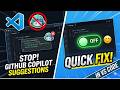 How to Turn Off GitHub Copilot Auto Suggestions in VS Code (Quick Fix!)