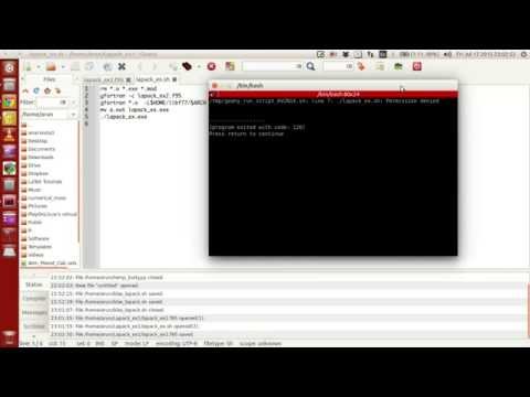 Installing BLAS and LAPACK in linux
