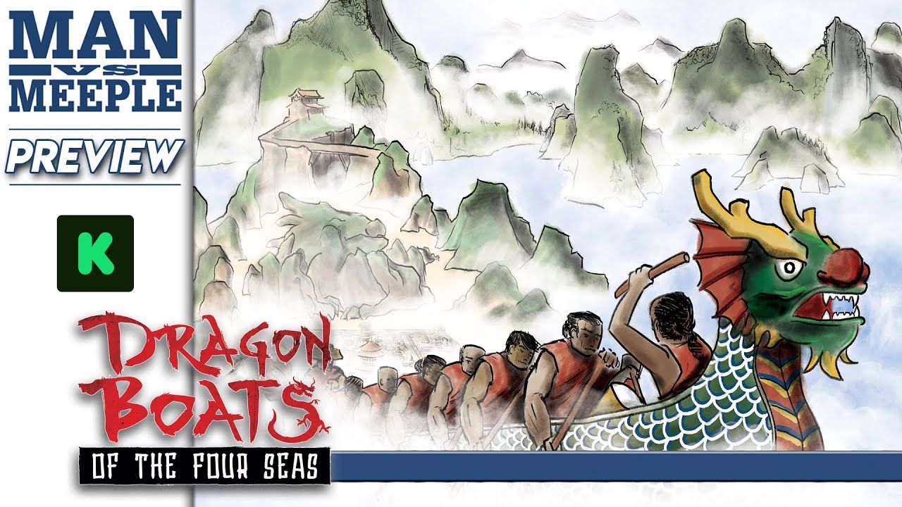 Dragon Boats Preview by Man vs Meeple (Maple Games)