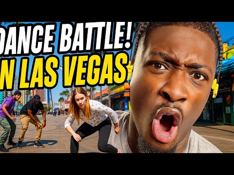 Dance Battle With Las Vegas Streamers!!