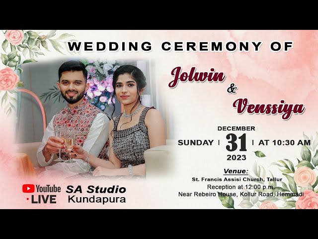 Wedding Ceremony of Jolwin with Venssiya class=