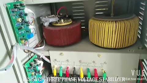 TNS SVC three phase voltage stabilizer