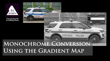 Monochrome Conversion using the Gradient Map (using Affinity Photo)