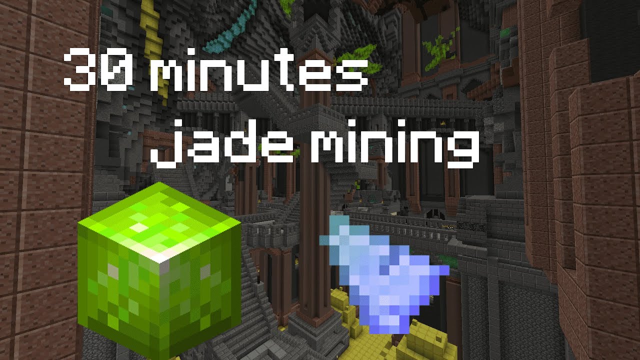 【Hypixel Skyblock】Jade Mining(Mines of Divan)ってまだ稼げるの...? - YouTube
