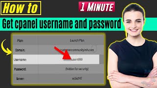 How to get cpanel username and password 2026