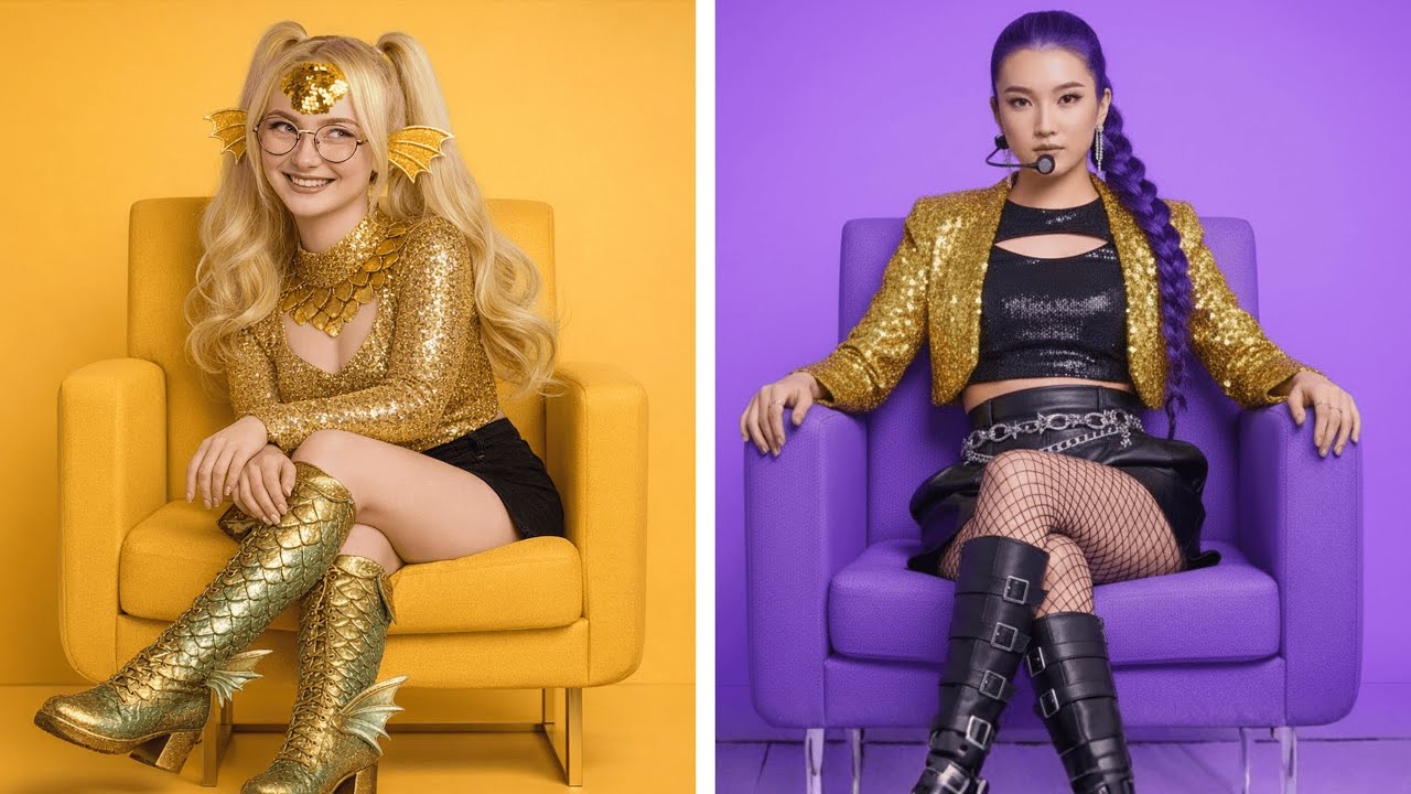 Преображение в 3 шага | Мейковер: Как стать рок-звездой