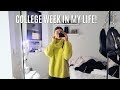 COLLEGE WEEK IN MY LIFE | lots of shopping, getting sick, + getting in shape!