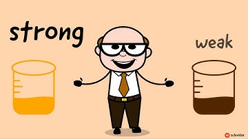 strong acid vs weak acid